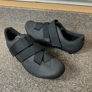 Fizik Tempo Powerstrap Cycling Shoes R5 Road Shoes Black Mens Size US 11-3/4 New